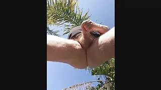 Walking and Wanking Around my Garden