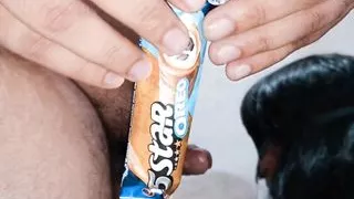 Indian My best Friend Tricked me with the chocolate Taste Game and with cumshot