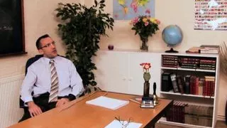 blonde whore fucked bareback in uniform at swork