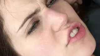 Brunette nasty teen want creampie of black dude