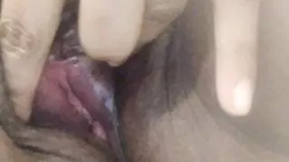 Village girl shows pussy to boyfriend on video call