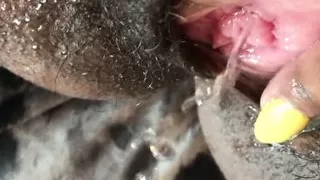 Extreme Closeup  Squirting