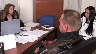 Blonde Lauryn May with natural tits has anal sex