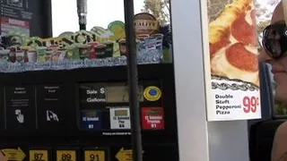 Blonde Megan Monroe takes cock in her face