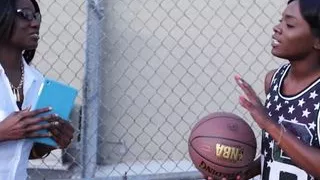 Kay Love and Ana Foxxx are gorgeous ebony skinned lesbians