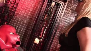 Foxy is a blonde MILF who dominates sex with Tyler and Paul