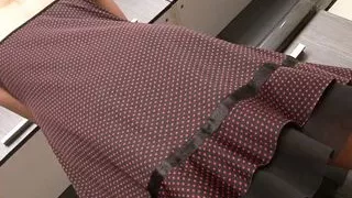 In the kitchen the eager Asian girl gets fucked without