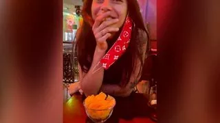 Using the lush in a bar