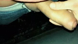 Middle eastern twink fat cock car park jerk off