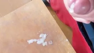 masturbate my tightly bandaged dick and cum