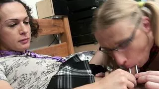 Nikki Montero and Euro student Red Vex are schoolgirls