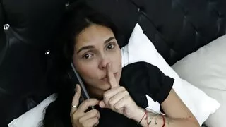 I fuck my stepsister while she talks to her boyfriend on the phone