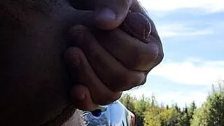 Small dick in park