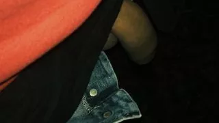 Uncut cock pee desperation - need to piss outdoor