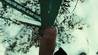 Big pulsating cumshot public