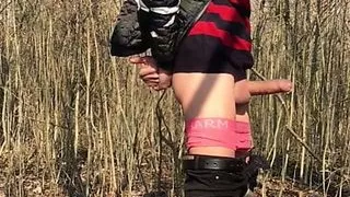 Twink huge cock pulsating cumshot public