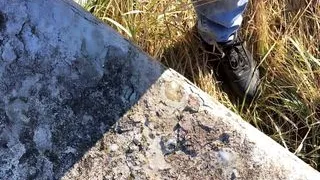 Piss on my sperm in the abandoned place