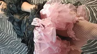 Sexy Japanese anime dressed bimbo