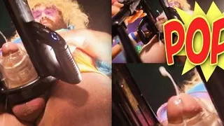 Automatic Fleshlight Machine Takes Away Hippies Sperm Fast!