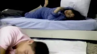 Pussy licked asian babe in amateur fuck