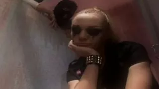 Weird guy spying emo girl finally got fucked by the girl