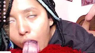 A sexy live blowjob