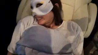 It is a hentai married woman who is made vaginal cum shot in the parking lot where the husband is and returns