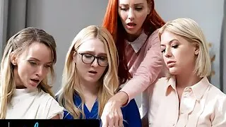 GIRLSWAY - The Dirty Pristine Edge And Her Besties Practice An Outrageous Sexual College Play