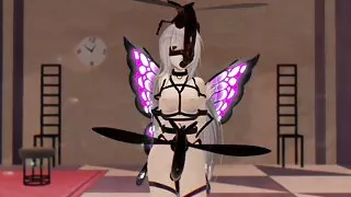 R-18 Arknights Skadi x Butterfly and Insects - Dream of You - Purple Wings Color Edit Smixix