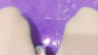 Sperma ohne Hände süße Beine Masturbation