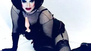 Sissy Slut in Heavy Makeup Ass to Mouth Butt Plug for her Master