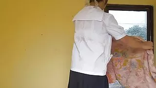 FN009 Student school solo sex