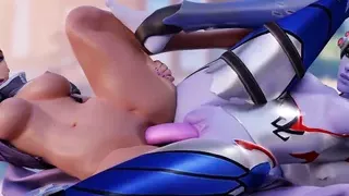 Overwatch Sluts Using The Same Dildo