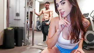 Latina Hotwife Fucks Stranger at Gym Hotel - Gaby Ortega -