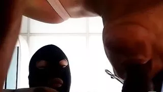 milf doing a delicious cock sucking until I cum