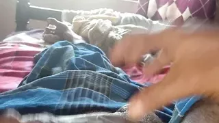 Husband's penis in wife's mouth and enjoy