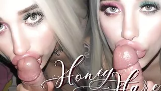 Step Sister Blows Me After Filming Tik Tok. Honey Haze