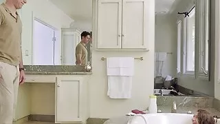 SPYFAM Step Sister Gives Big Dick Step Bro Bath Tub Sex