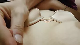 Make me cum by licking my nipples