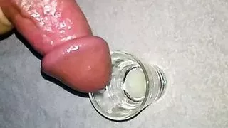 Pissing then cumming hard