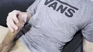 hot guy masturbating until massive cumshot and hard moaning