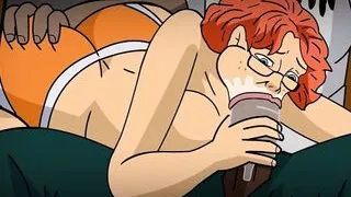 A MILF and a nun get fucked hard