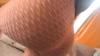 teasing topless a hot big ass in yoga pants