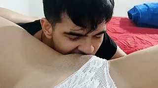 The horny stepsister rode on my cock and ended up fucking me very well - Porn in Spanish