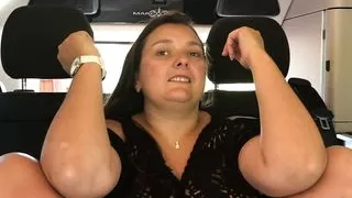 THE video from your favorite gallery: "Last summer in the car" with my pretty pussy close-up