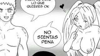 I can resist that big penis inside me - comic