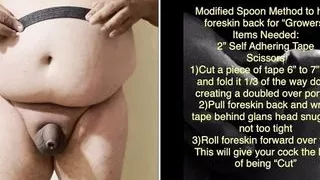 Wie ich meine Vorhaut mit Klebeband zurückziehe