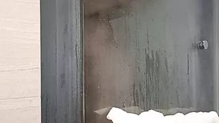 Shower recording from outside