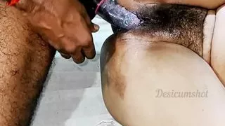 Horny Desi Hindi couple hardsex with clear moans and romantic hardcore