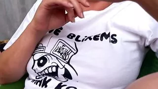 Random guy at house party fingering my pussy  in front of every one